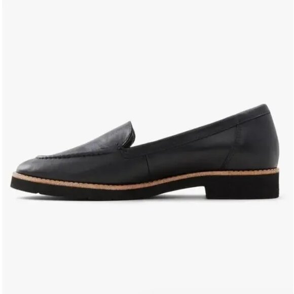 ALDO Black Loafers rheildanflex Womens 7.5 NWOT - Picture 1 of 5